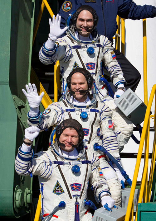 Belarusian Oleg Novitsky launched into space