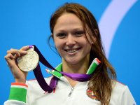 Aliaksandra Herasimenya Wins Silver at the European Short Course Swimming Championship