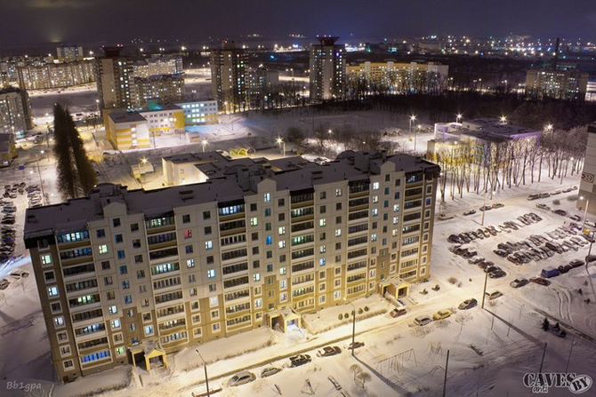 Minsk dormitory Losyca: a view from the roof (Photos)