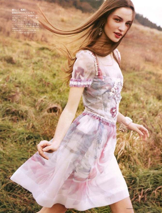 Belarusian model appeared in advertising of a famous Japanese brand