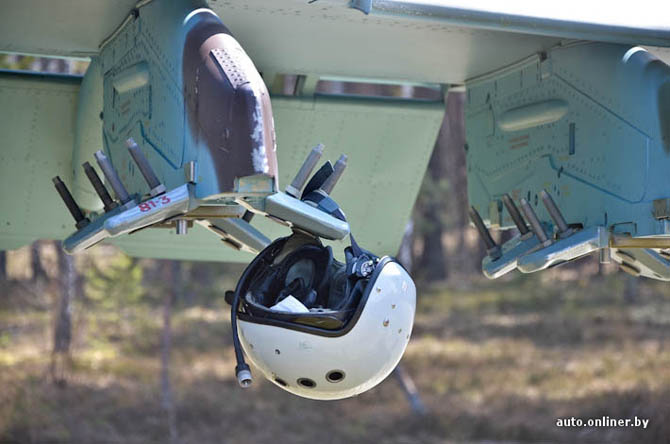 The airplanes and helicopters were landed on highway M1 (Brest region).