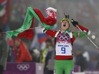 Darya Domracheva has won the Olympic gold