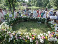 The biggest Kupala wreath was woven in Vyazynka