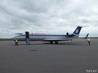 "Belavia" was firstly introduced at Farnborough Airshow in the UK