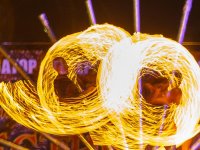 Dances with the flame, fire-breathing people, "hot" theater: the fire festival was held in Ratamka (Minsk district).